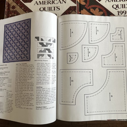 Quilt Book Lot Great American Quilts 1990 1991 1992 Quilt Patchwork - Imagen 6 de 24