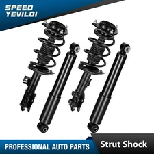 For 2011-2016 Hyundai Elantra Front Complete Struts Rear Shocks w/Coil Springs