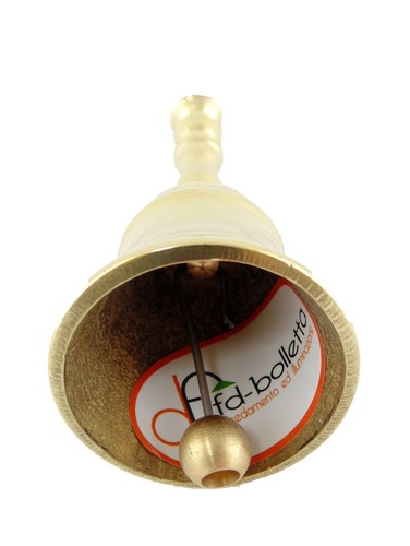Campanello ottone lucido,campanella da tavolo e srivania in ottone lucido og2 - Imagen 2 de 2