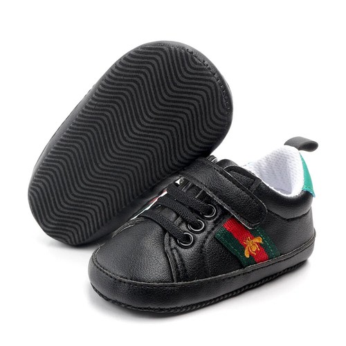 Baby Shoes Unisex Boy Girl Soft Sole Size 0-18 Months Crib Prewalker Trainers - Picture 15 of 28