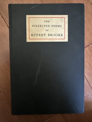 The Collected Poems of Rupert Brooke First Edition 1915 Hardcover English Book - Picture 1 of 10