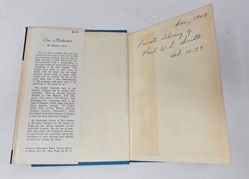 One Mediator A Fourfold Revelation Jesus (1951, Hardcover) George Gray - Picture 5 of 16