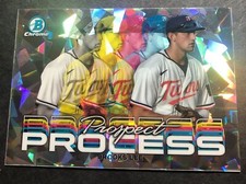 2023 Bowman Chrome Brooks Lee #PRP-20 Prospect Process 65/150 Top Twins Prospect