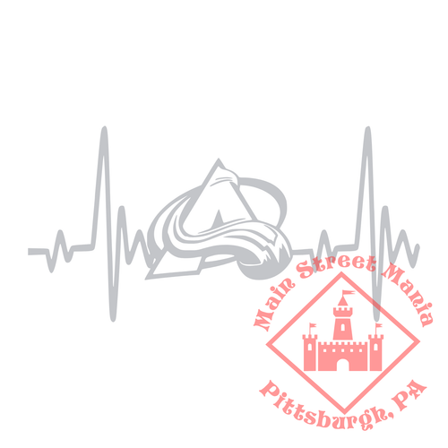 Colorado Avalanche Heartbeat NHL Hockey KOSTENLOSER VERSAND MIT NACHVERFOLGUNG