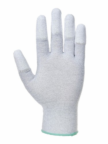 Portwest A198 Antistatic Safety Work Gloves PU Non Slip Fingertip Coating ANSI - Picture 2 of 4