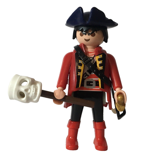 Playmobil Capitano Pirata con giacca rossa - C55 - Foto 5 di 5