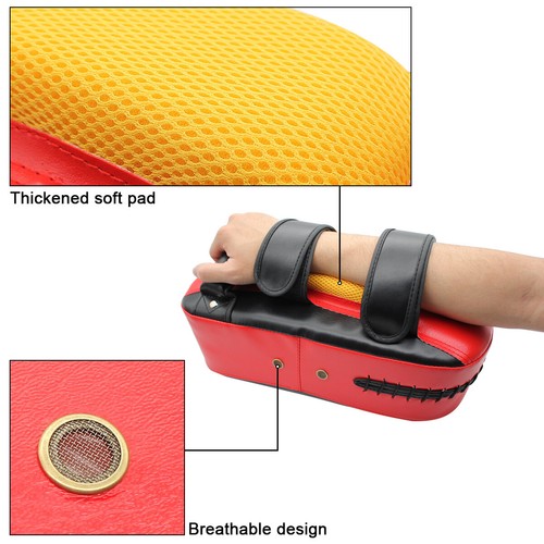 Boxing Strike Shield Kick Pad MMA Muay Thai Target Punching Focus Arm Pad US - Picture 11 of 29