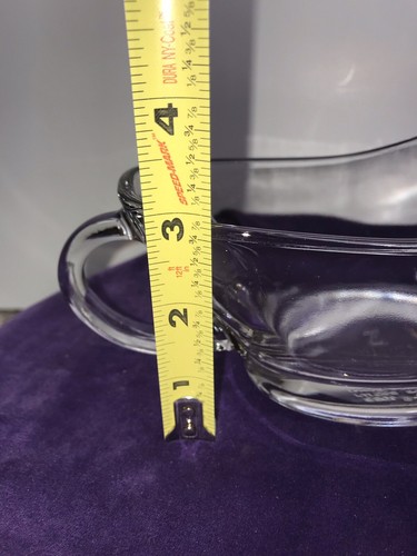 Anchor Hocking (10 oz) Large Glass Gravy Boat / Bowl With Handle (1028)  - Picture 2 of 4