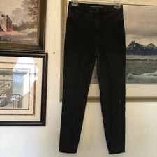 American Eagle Faded Black Highest Rise Jegging Skinny Jeans Sz 4 A158