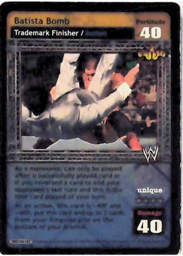 Raw Deal CCG Batista Bomb - Unforgiven - Picture 2 of 2