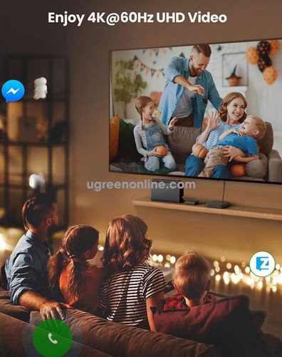 Ugreen 2 in 2 Out HDMI Switch Splitter mit SPDIF und 3,5mm Anschluss 4k 3d Visu - Bild 15 von 16