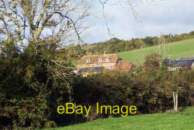 Photo 6x4 The Malt House Pitts The Taken from water meadows by the River c2004