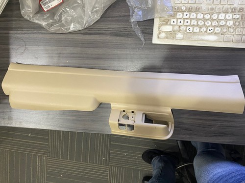 Honda Driver Side Step Sill Cover Tan Beige Gas Release Area Molding - Picture 1 of 10