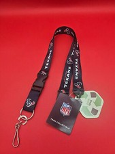 HOUSTON TEXANS LANYARD BREAKAWAY KEYCHAIN LANYARD NFL OFFICIAL MERCHANDISE NEW
