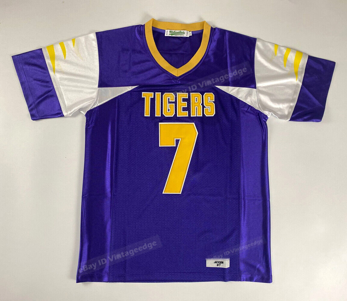 Lamar Jackson 7 High School Football Jerseys Tigers All Stitched Purple White
