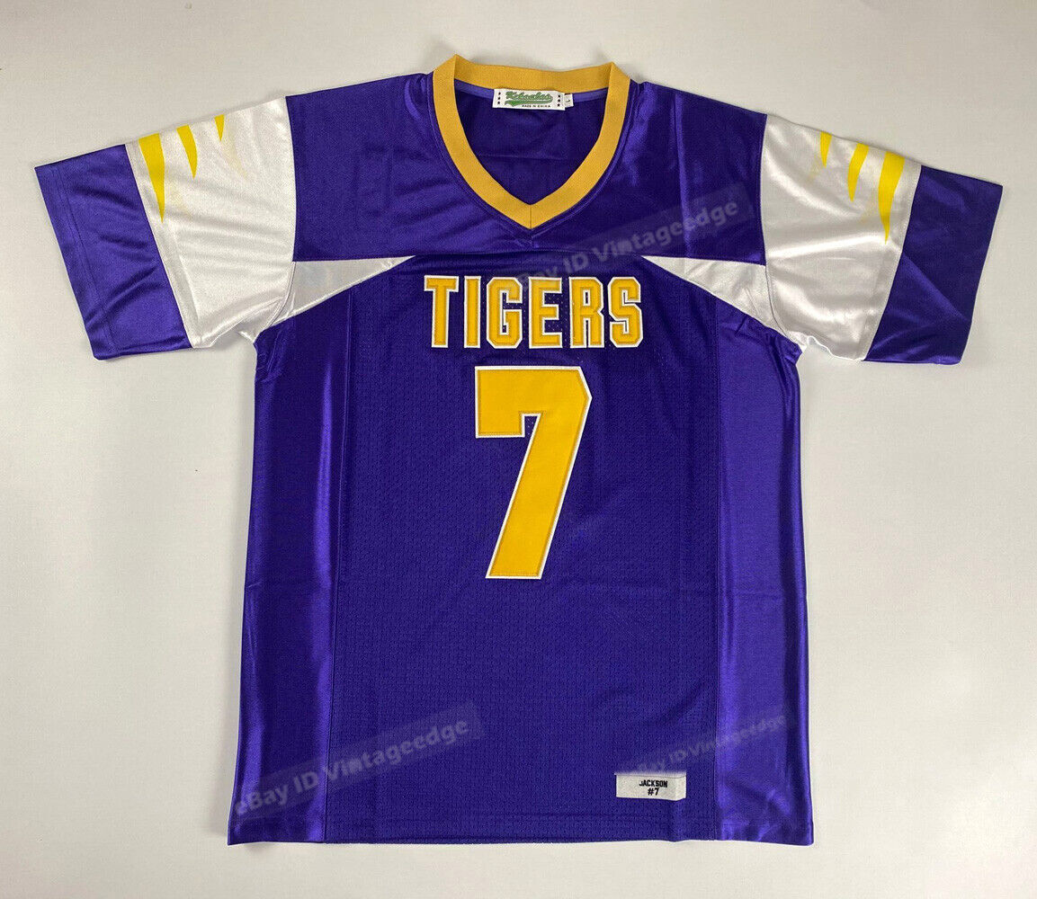 Lamar Jackson #7 High School Football Jerseys Tigers All Stitched Purple  White