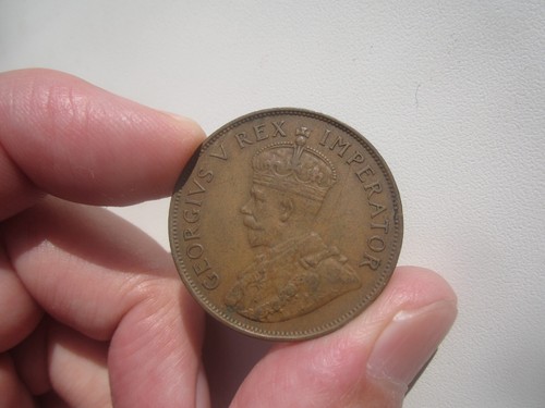 1935 SOUTH AFRICA PENNY - Imagen 2 de 2