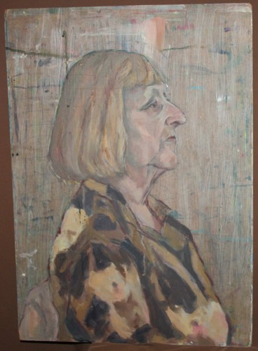 Vintage oil painting expressionist portrait - Picture 3 of 10
