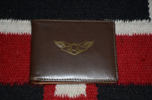 Ralph Lauren RRL Dark Brown Leather Bifold Wallet - 第 1/5 張圖片