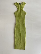 PrettyLittleThing Women’s Green Stretch MaxiDress, Sexy, Date Night, Casual Sz S