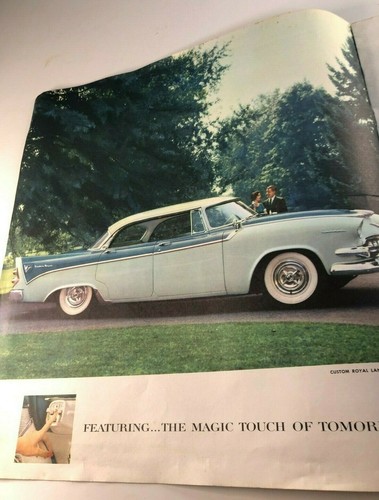 Original 1956 Dodge Cars Sales brochure Original lith Large format 30x 32 cm's - Foto 2 di 9