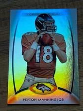 2012 TOPPS PLATINUM FOOTBALL PEYTON MANNING CARD No.60 Denver Broncos
