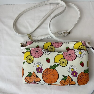 Vintage Juicy Couture Fruity Citrus Crossbody Bag Purse