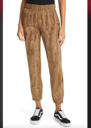 NEW Cotton Citizen brown Brooklyn Tie Dye Women's 100% cotton Sweatpants Sz M - Picture 1 of 9