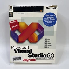 Microsoft Visual Studio 6.0 Professional Edition Upgrade W/key