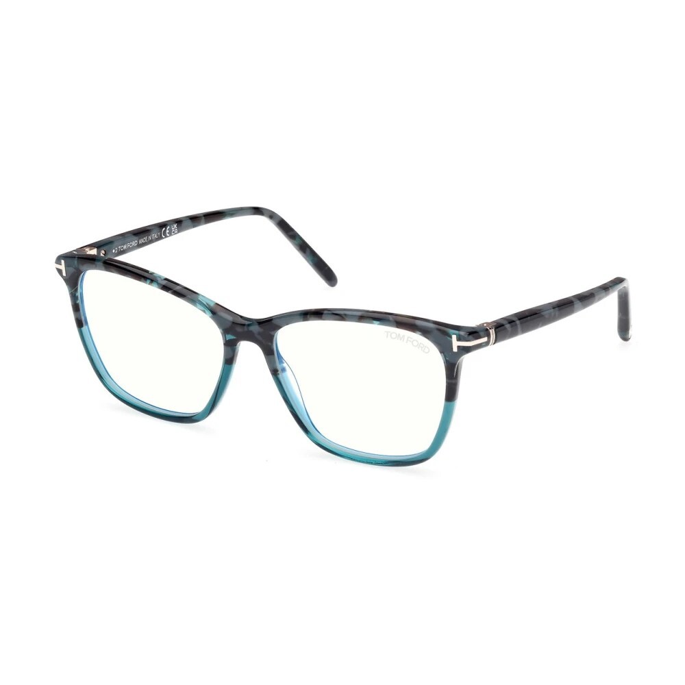 NEW Tom Ford FT5989-B-055-55 Coloured Havana Eyeglasses