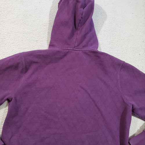 Billionaire Boys Club Hoodie Mens Large Purple Quilted Pullover 100% Cotton - Picture 9 of 19