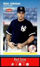 2002 Fleer Platinum - #18 Nick Johnson NM Set Break.