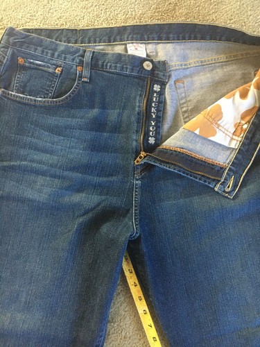 Men’s LUCKY BRAND Jeans Size 40x32 Dungarees - Picture 4 of 8