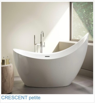 Molto Fleurco Aria Modern Euro Acrylic Bath Tub BMO6431-18 Freestanding