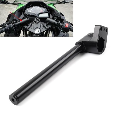 Manillar dividido izquierdo negro para Kawasaki Ninja 300 300R 250R EX250