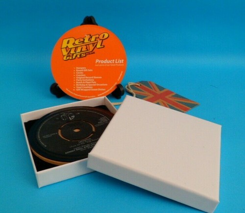 DRINKS COASTERS - Upcycled Vinyl SINGLES Records Great Songs / Artists (LIST 3.) - Picture 432 of 1,006