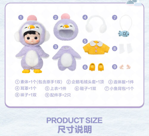 HACIPUPU penguin 1/8 Mobile Doll Cute Doll Toy Decoration Perfect Gift POPMART - Picture 12 of 14