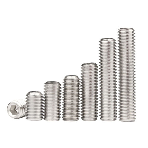 Juego de tornillos M3 M4 M5 acero inoxidable sin cabeza enchufe Allen - Imagen 4 de 4