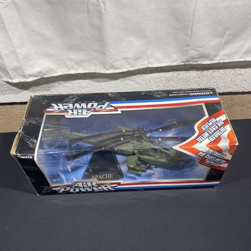 Air Power Diecast 1/40 Apache Attack Helicopter *NEW IN BOX* Toy Zone - Picture 17 of 20
