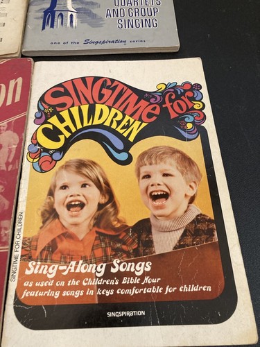 Gospel Church Music Song Book Lot Singspiration Get Together Children Christian - Picture 4 of 5