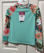 KANU Surf Girls Swim Rashguard Top Longsleeve ATLANTIS NWT Size 12