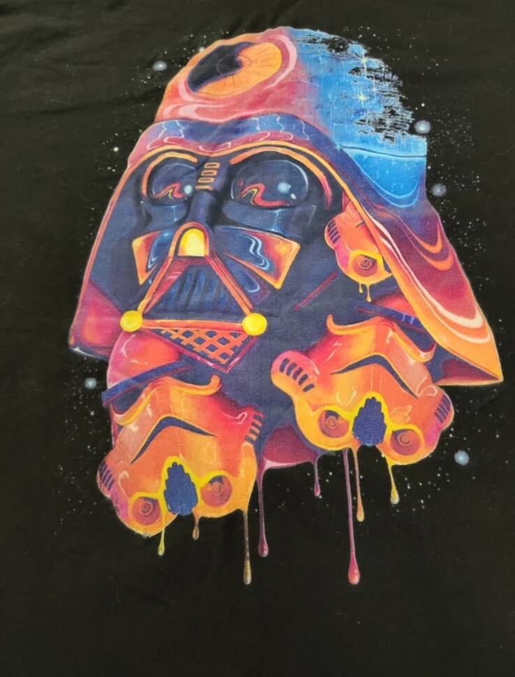 Star Wars Darth Vader Drip Paint Psychedelic Adult Lu… - Gem