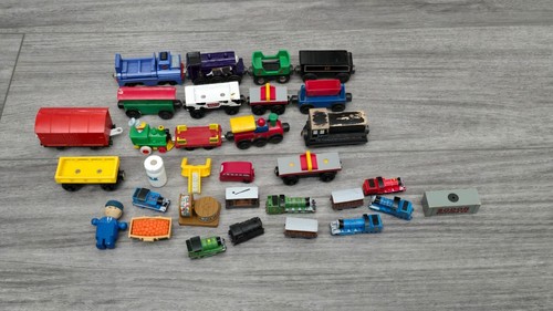 Lot Set Sammlung Thomas & seine Freunde Spielzeug Eisenbahn Autos & andere Marken Kinder Züge Auto - Bild 1 von 9