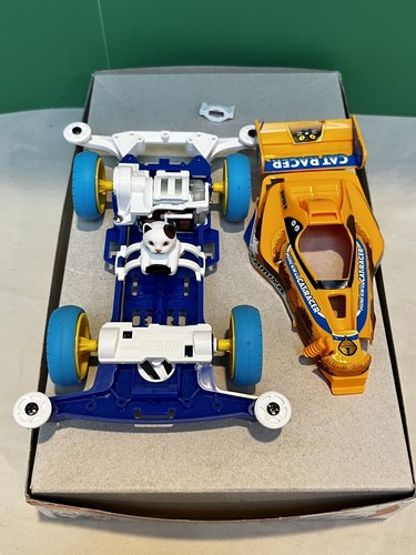 Tamiya 18090 1/32 Mini 4WD Super II Cat Racer -Assembled W/box & Instructions - Afbeelding 12 van 20