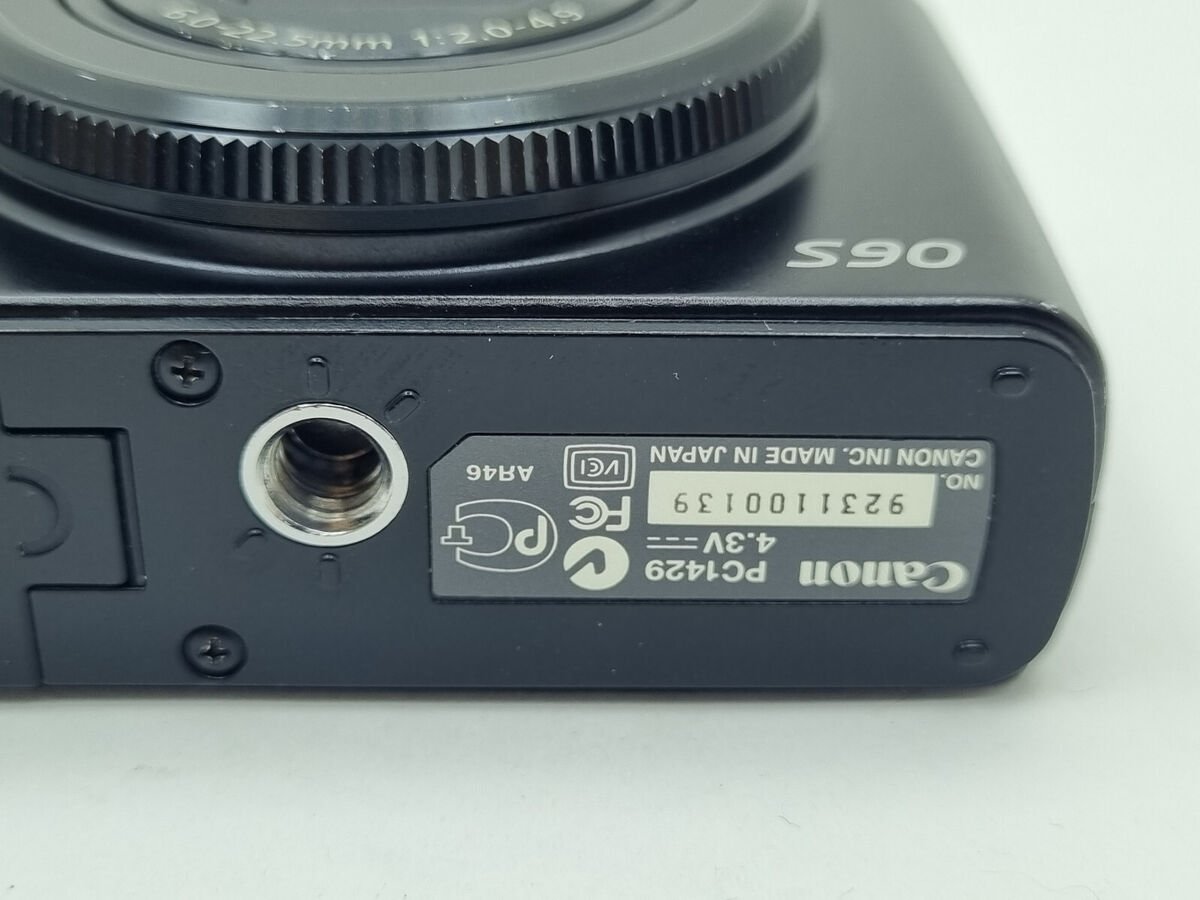 Canon PowerShot S90 10.0MP Digital Camera - Black, charger Canon PowerShot S90 10.0MP Digital Camera - Black, charger