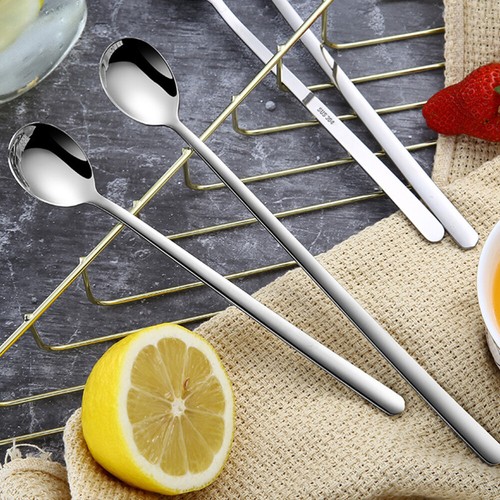 4PCS Cocktail Shaker Spoon Coffee Spoon Bartender Mixing Spoon Serving Spoon - Afbeelding 10 van 12