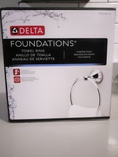 Delta Silverton Towel Ring in Chrome 132889