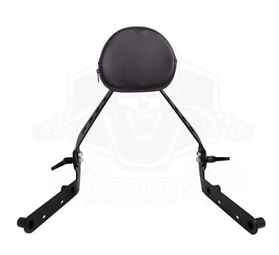 Black Passenger Backrest Kit – With Mounting Hardware – For Can-Am Spyder F3 (2015-2024)