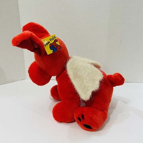 Rare Vintage Petco Paw Pals Red Ruff Angel Halo Plush Stuffed Animal Lrge Millet - Picture 4 of 10