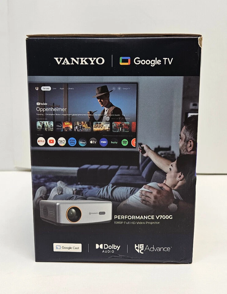 VANKYO Performance V700G Native 1080P Projector, Full HD 5G, Built-in Streaming - Image 4 of 4